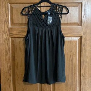 Torrid strappy black tank, NWT size 2xl
